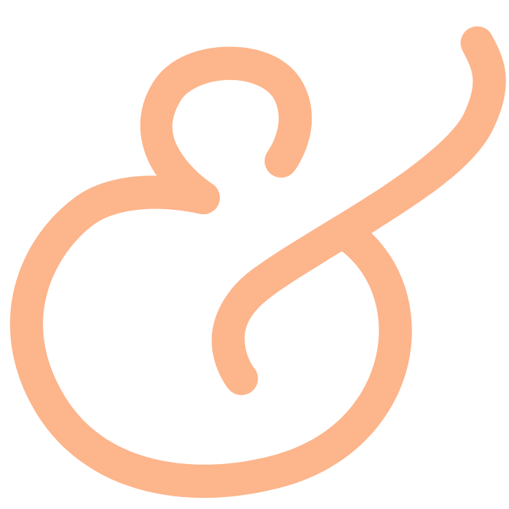 Ein stilisierter, grauer Buchstabe "&" auf hellem Hintergrund.